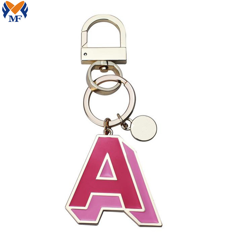 Letterpop Enamel Keyring Jpg