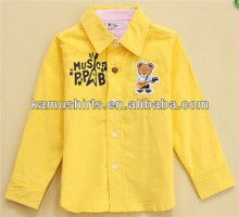 Children cotton shirts kids shirts wholesale factory