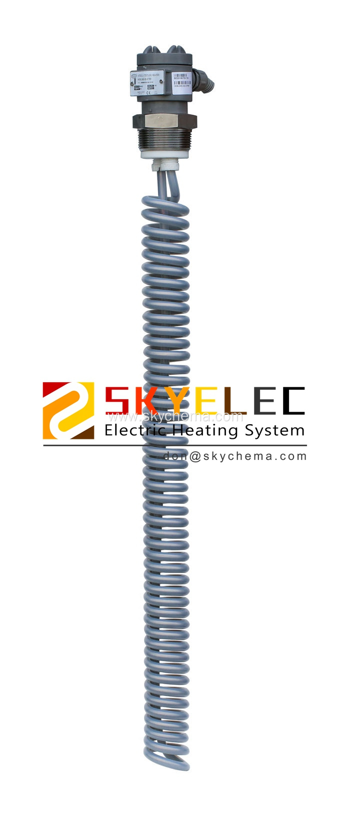 Heating Spiral Over the Side Single Phase Heater