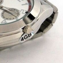 Sx67 30fps Steel High Definition Hidden Spy Camera Watch With 4gb Flash And Sound Record