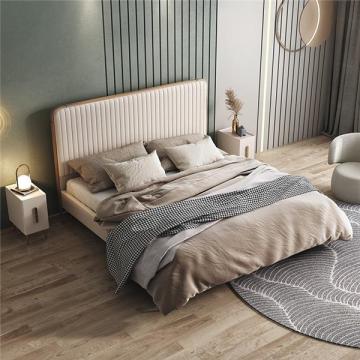 Modern Minimalist King Size Hotel Bedroom Furniture Set from Foshan Furniture Fair 2024