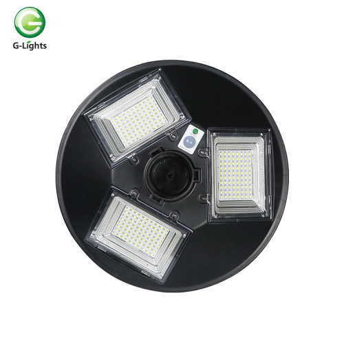 Luz solar de jardim ip65 de 120 watts com controle óptico