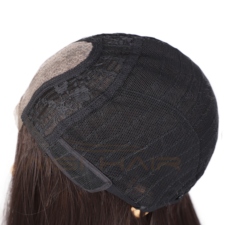 Aisi Hair 30 Inch Long Silky Straight Brown Wig Middle Part Swiss Lace Wigs Synthetic Lace Front Hair Wigs For Black Women