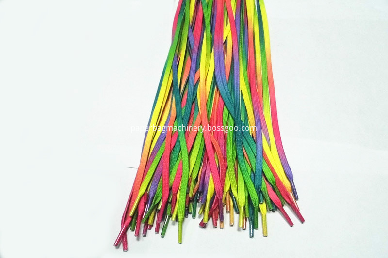 shoelace translucent tipping film