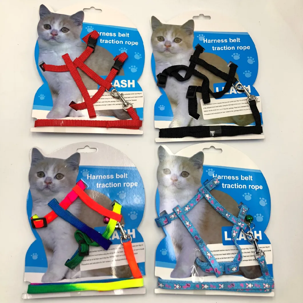 Manufacture Supply Cat Harness and Cheep Harness Lovable Cat Harness Leash