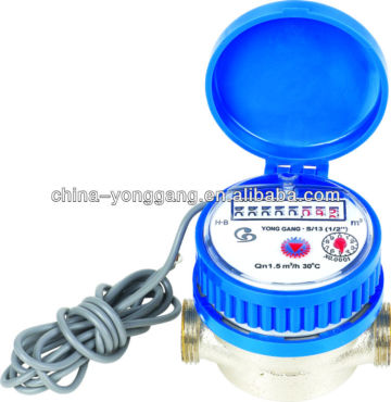 Remote control water meter