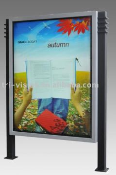 Outdoor Aluminum Scrolling Light Boxes
