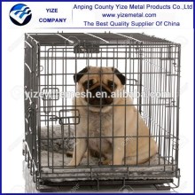 Stainless Dog Cage/Two Door Wire Pet Cage