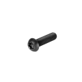 Black oxide plum pan head machine screw