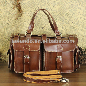 full grain leather handbag for men