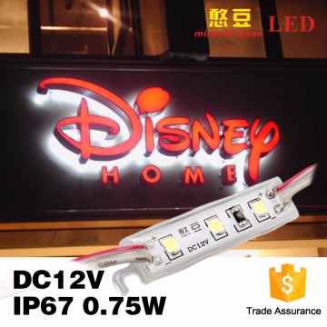 0.45W SMD2835 CE & RoHS Certification IP65 DC12V Waterproof LED Modules China