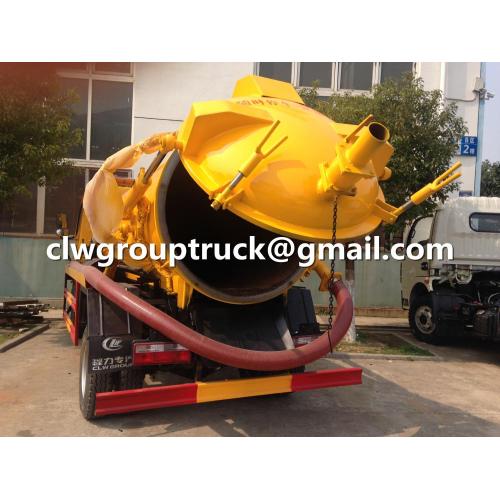 Dongfeng Sewage Suction Truck Dengan Vacuum Pump