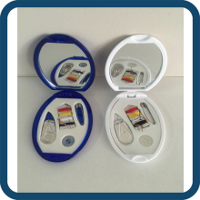 Travel Mini Sewing Kit with Mirror,Mirror with Sewing Kit