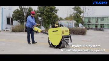 Automatic Single Drum Pedestrian Road Roller (FYL-750)