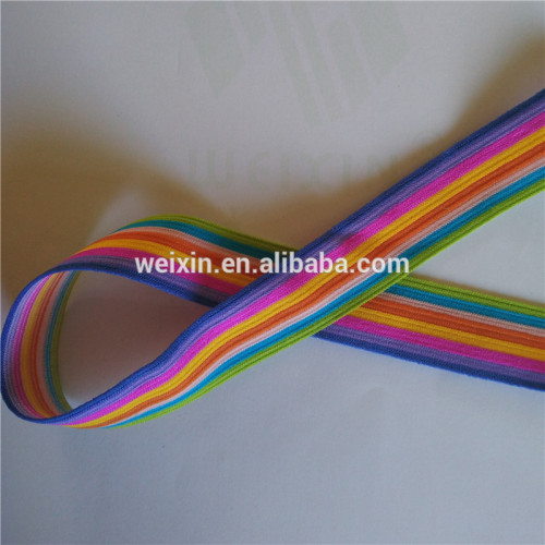 20mm new design colorful nylon knitting elastic webbing