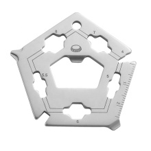 MG-1916 Custom Stainless Steel EDC Multi-Function Tool Card