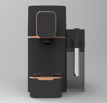NC coffee machine with milk system