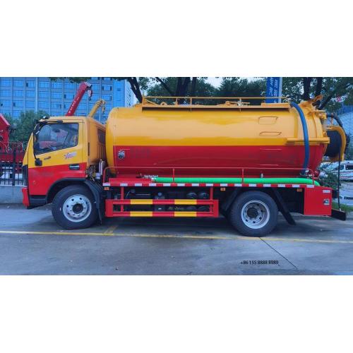 Dongfeng 4x2 Truk tangki hisap limbah vakum