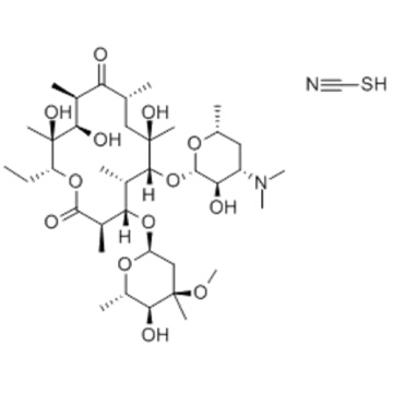 Thiocyanate d&#39;érythromycine CAS 7704-67-8