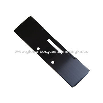 Power Amplifier Plate with Stamping, CNC Machining Process, Made of AL6063 Material, Black Anodize