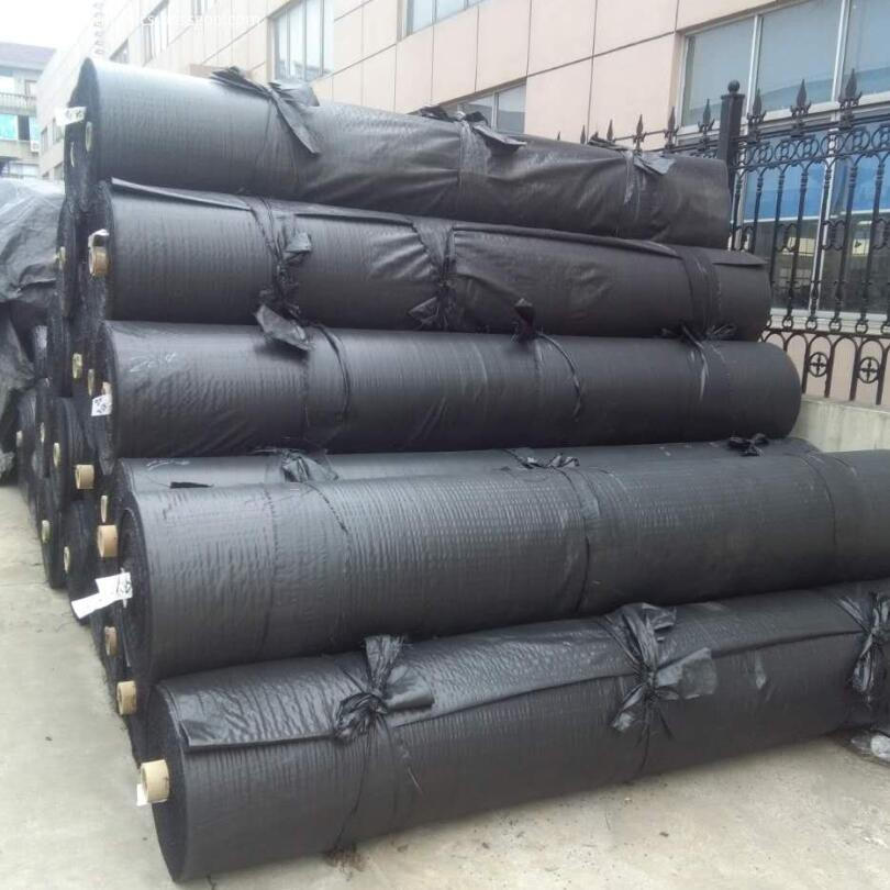 Черный тканый геотекстиль Black Woven Geotextile