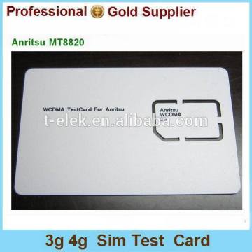 LTE WCDMA EDGE HSDPA HSUPA Anritsu MT8820C Mobile phone 3g gsm test card