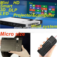 LED Projector Win8 system full hd 3d led projector with computer 300 inch projector screen mini projector
