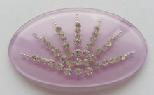 Charming Rhinestone Shoe Clips, Acrylic Shoe Buckle