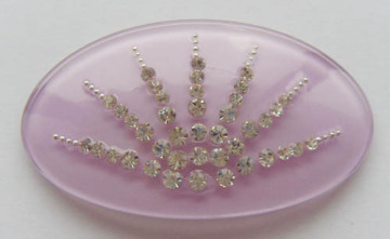 Charming Rhinestone Shoe Clips, Acrylic Shoe Buckle