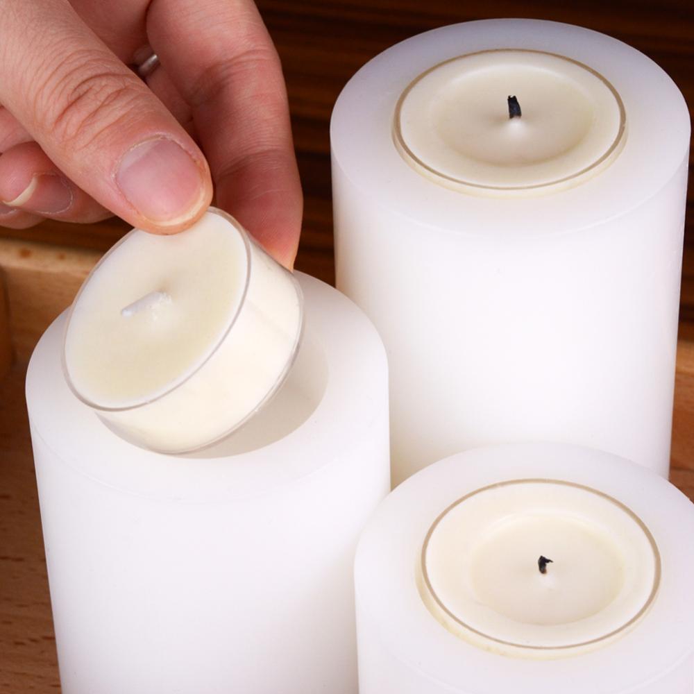 Resin White Candle Holders For Decor