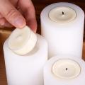Resin White Candle Holders For Decor