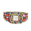 2015 mode rétro couleur strass alliage Bracelet Watch