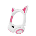 Fones de ouvido com fio Light Up Ear de gato mais vendidos