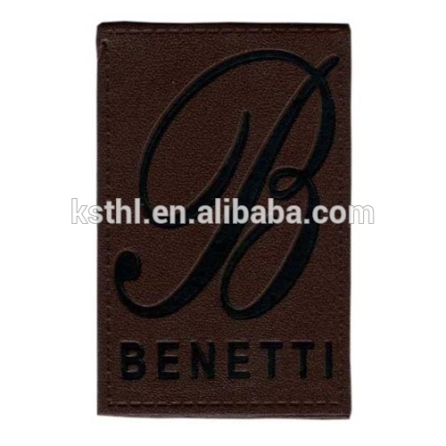 Famous Garment Brand Custom Embossed Leather Label