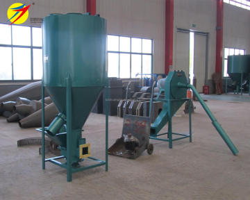 1-2t/h Self-Suction Pig Feed Crusher and Mixer Hammer Mill