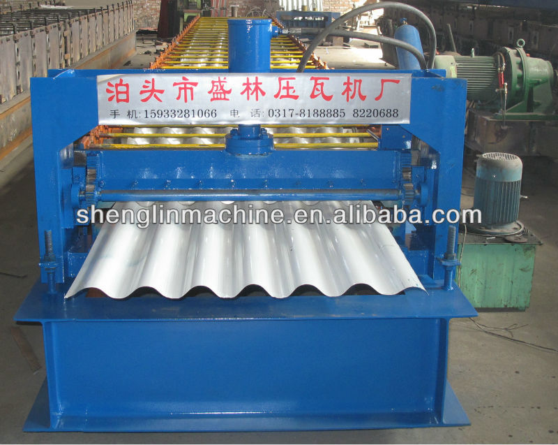 780 corrugated steel sheets and tiles making machine for roof wall