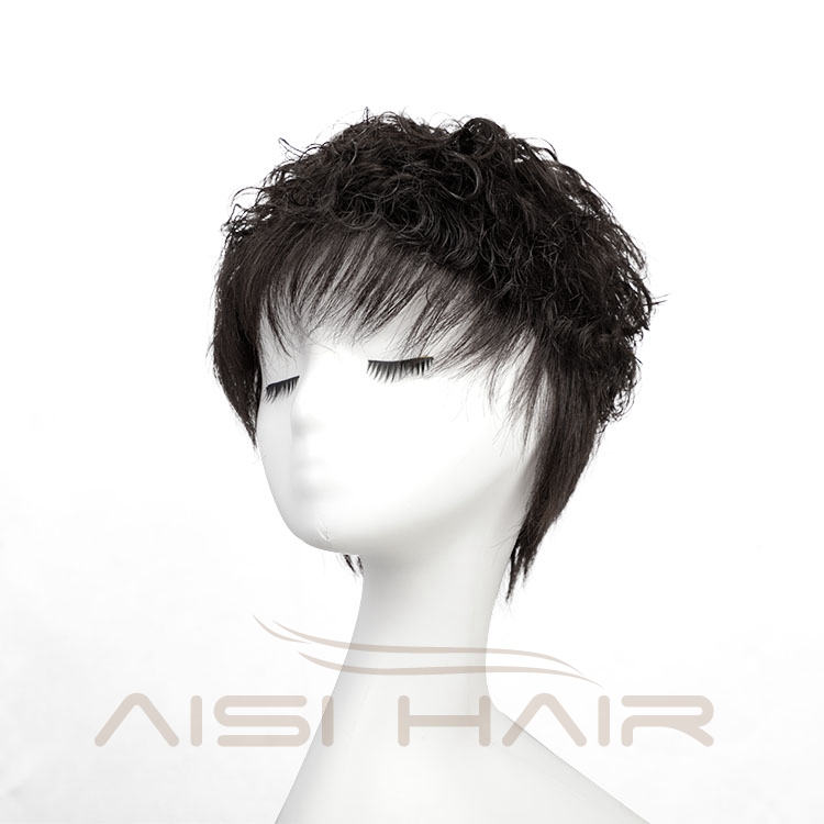 New Straight Cheap Price Short Pixie Cut Natural Color Brazilian 100%  Wigs For Black Women Human Hair