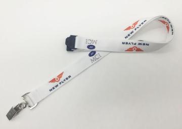 Lobster Clip Polyester Lanyards With Different Letters