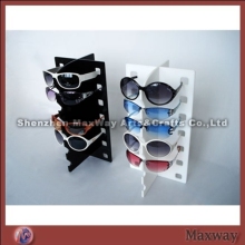 Small Acrylic Tabletop Goggle Display Stand of Simple Style