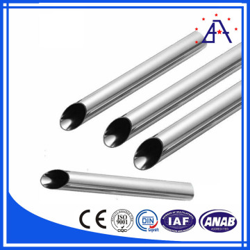 latest style with all types of extruded aluminum quarter round tube/pipe