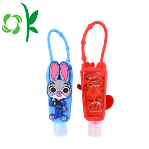 China Mini Refillable Silicone Bath Body Sanitizer Holders Supplier