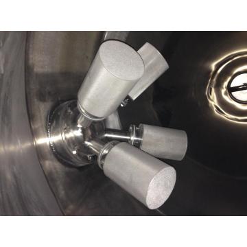 Thermal sensitive material double conical dryer