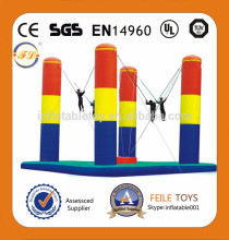 2014 most popular four inflatable bungee /bungee jumping for sale