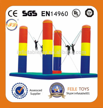 2014 most popular four inflatable bungee /bungee jumping for sale