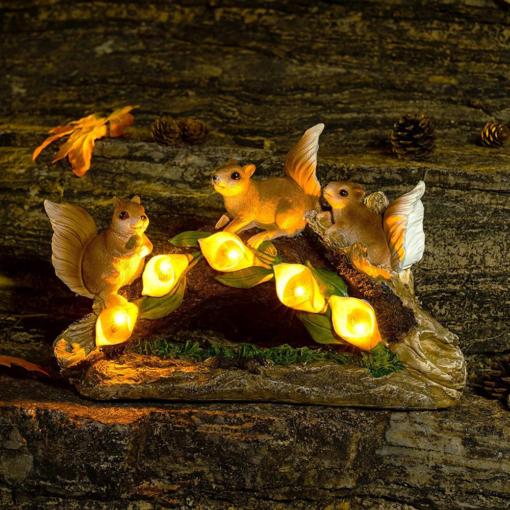 Garden Squirrel beelden Solar Light