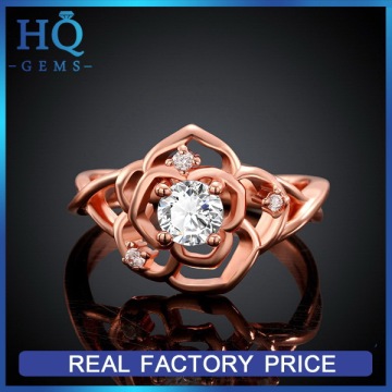 Economic hot selling charm copper alloy ring