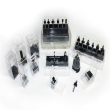 ABS milling cutter clear plastic tool box