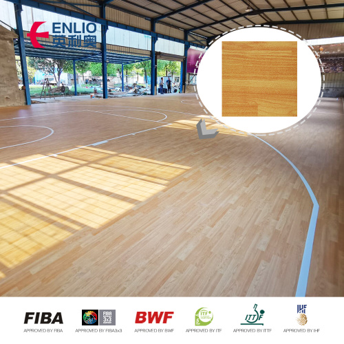 고급 실내 FIBA ​​승인 농구 PVC 바닥