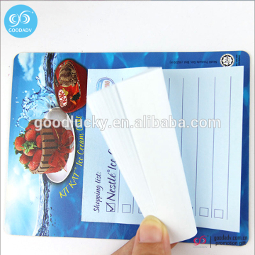 Shopping list customized memo pad / magnetic memo pad with pen