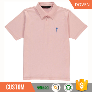 new design pink OEM polo shirt women